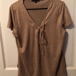 Suede shirt
